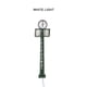 thumbnail image 4 of Inteprter Lámparas de reloj de ferrocarril, Material de Metal, poste de luz en miniatura, diseño de construcción de tren, luces de calle, decoraciones Artesanía Tipo3 Inteprter HA064507-03, 4 of 6
