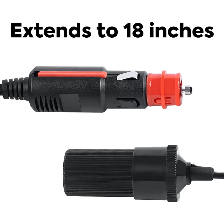 coolers plug into cigarette lighter ICECO 12 Feet Cigarette Extension Cable Lighter Compatible for Portable  Electric Cooler Refrigerator/Freezer