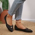 thumbnail image 7 of oqasdz Casual Shoes for Women Fashion Slip On Flat Dress Shoes Pointed Toe Soft Sole Comfortable Driving Loafers for Work Business Outdoor Summer, 7 of 7
