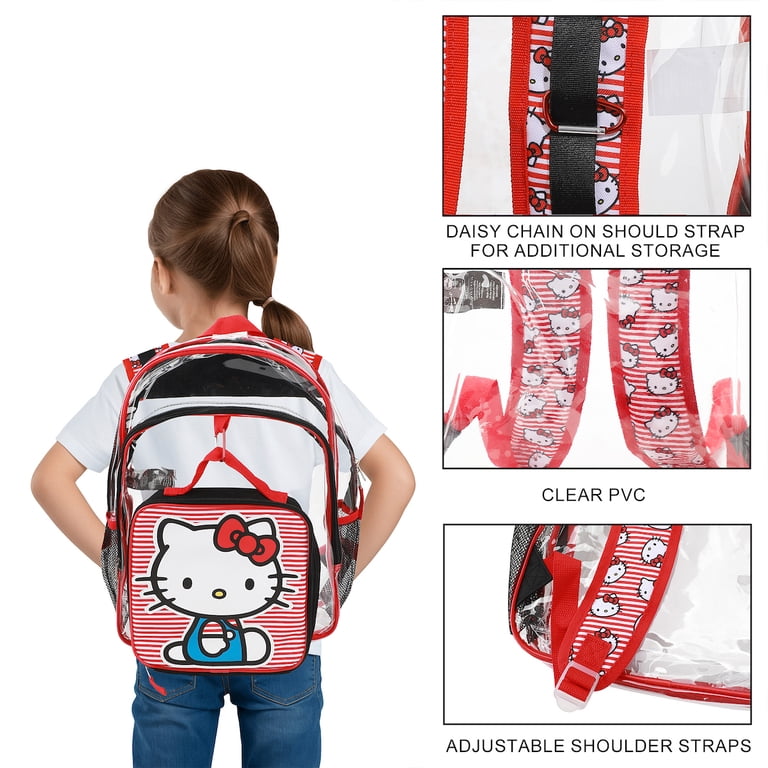 hello kitty backpack with leash x JuJuBe Zealous (Cherry Blossoms) Carry a little joy wherever life takes you! Hello Kitty Plushie Backpack -