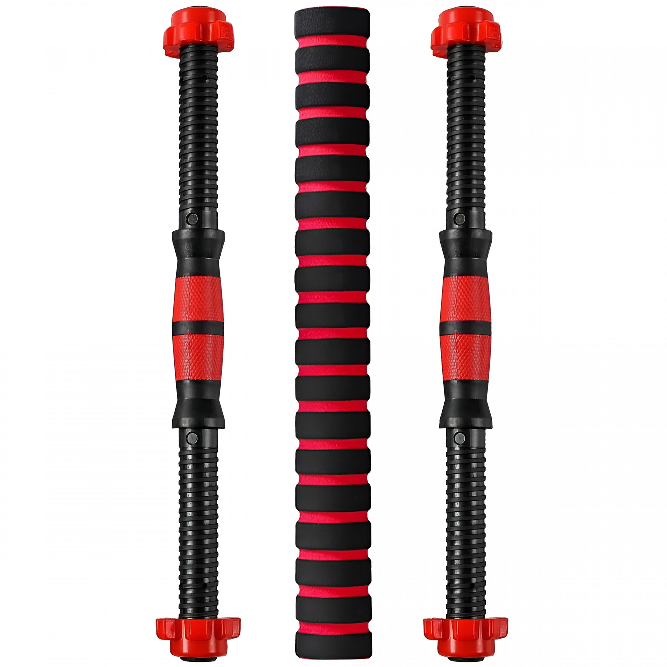 BESTSKY Threaded Dumbbell Handle Bars Ex Bar Set Adjustable Dumbbell Bars for Weight Lifting Home Gym Fitness Exercise
