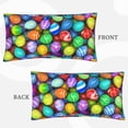 thumbnail image 3 of Easygdp Colorful Easter Eggs1 Envelope Closure Pillowcase - 20x36in, Queen Pillowcase, Breathable, Stain-Resistant, Wrinkle-Free, 3 of 9
