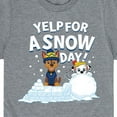 thumbnail image 3 of Paw Patrol - Yelp For Snow Day - Toddler And Youth Short Sleeve Graphic T-Shirt, 3 of 6