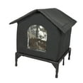 thumbnail image 4 of Casa para gatos al libre, casa para gatitos, suministros para mascotas, refugio portátil y cálido para gatos salvajes, casas para mascotas para L Negro, 4 of 8