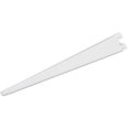 thumbnail image 1 of 12-1/2" Double Track White Shelf Bracket, 1 of 1