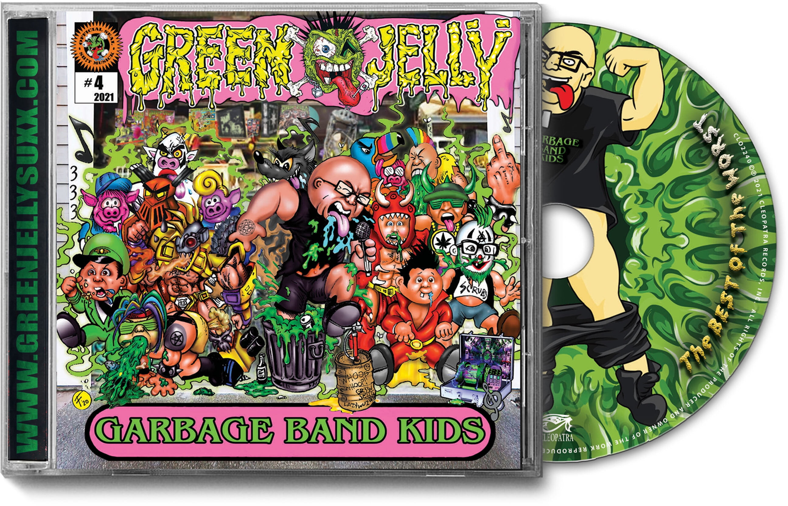 Green Jelly Garbage Band Kids CD