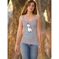 thumbnail image 2 of No Drama Llamacorn Racerback Tank Women -SPIdeals Designs, Female x-Small, 2 of 4
