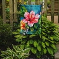thumbnail image 2 of Hawaii Hawaiian Hibiscus in Watercolor Garden Flag 11.25 in x 15.5 in, 2 of 5