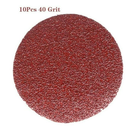 

BAMILL 10pcs 5inch/125mm 40-2000Grit Round Shape Disk Sand Sheets Sandpaper Polishing