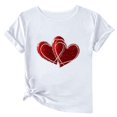 thumbnail image 1 of Camisetas de Manga Corta para Mujeres, Camiseta de Cuello Redondo Impresa de Moda, Primavera Y Verano Casual, 1 of 1