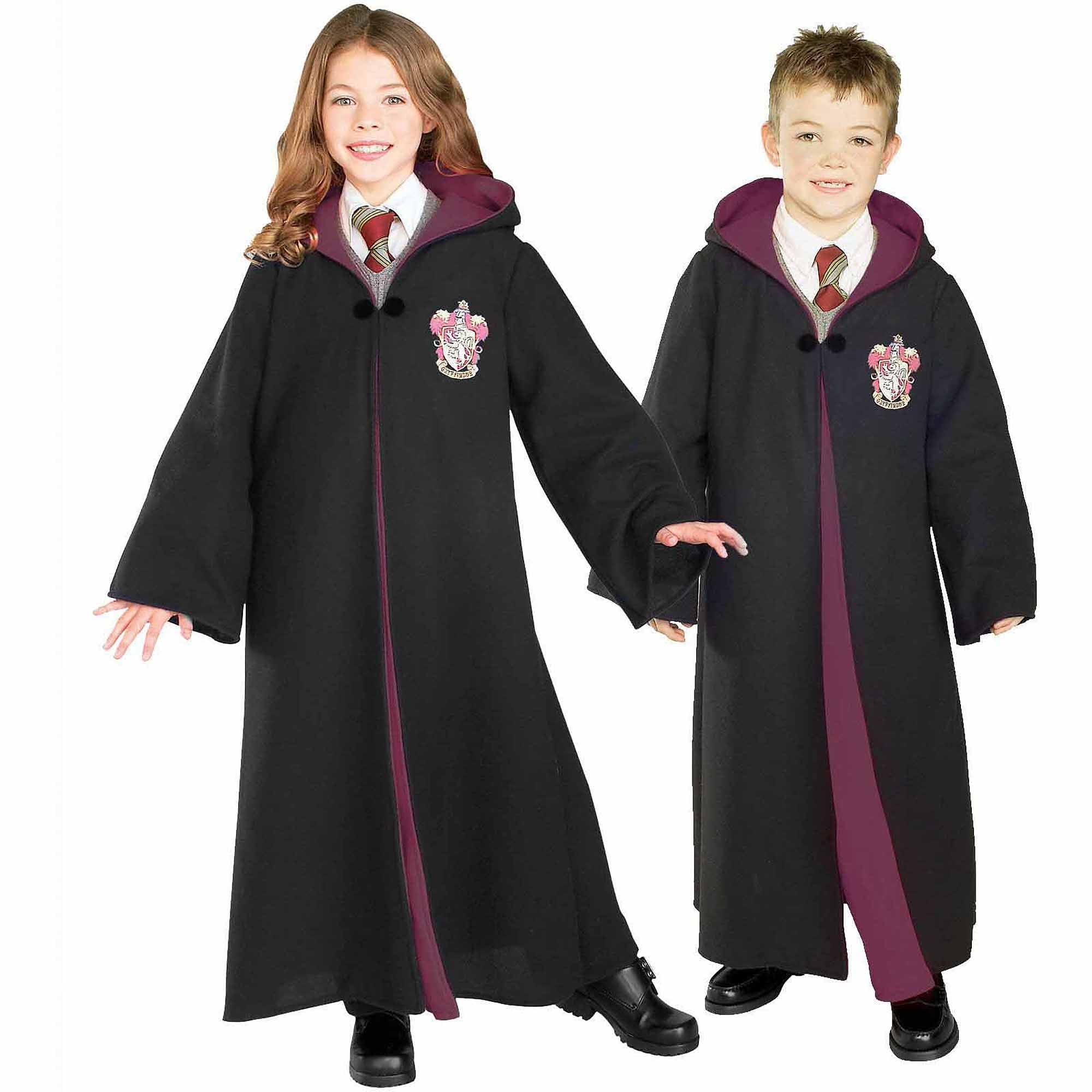 Harry Potter Costume Kids Hogwarts Robes Halloween Fancy Dress 