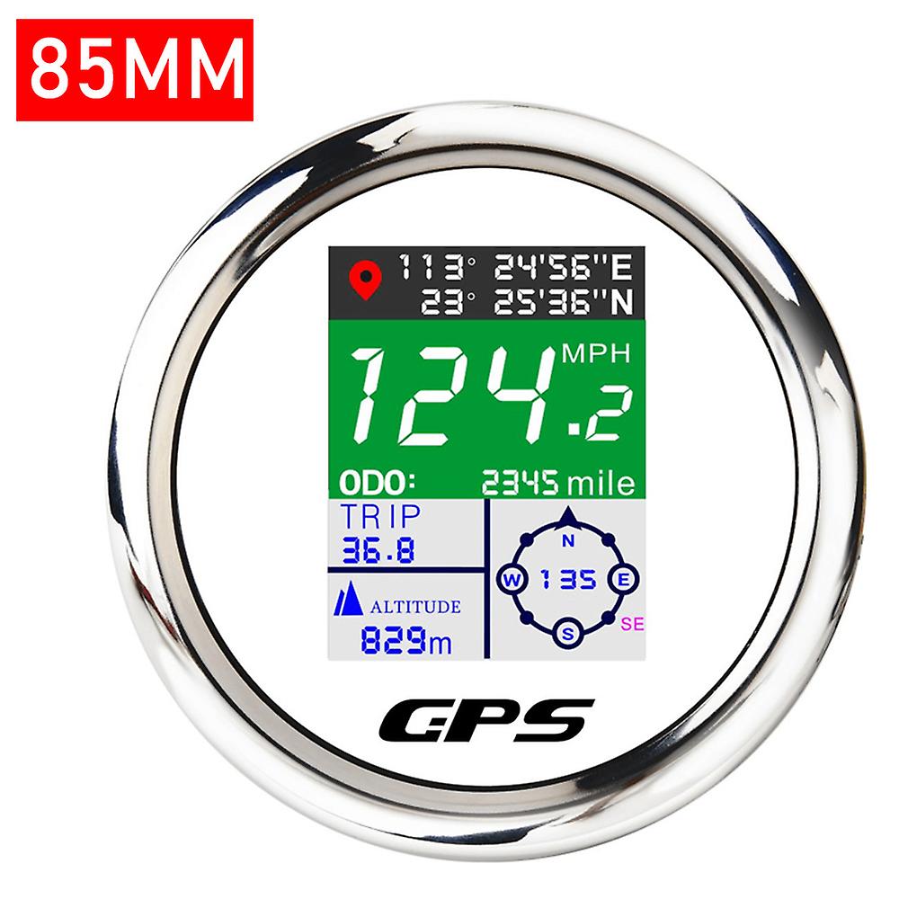 Digital Gps Speedometer 52mm/85mm Tft Screen With Adjustable Mph Knot ...