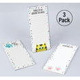 thumbnail image 4 of Inkdotpot Pack of 3 Magnetic Fridge To-Do List Notepads- Magnetic Memo Pads For Refrigerator-(50 Sheets Each)-F9, 4 of 7