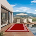thumbnail image 3 of Dark Red Greek Key Outdoor Rug for Patio/Deck/Porch, Non-Slip Large Area Rug 5 x 8 Ft, Geometric Greece Ancient Farmhouse Geo Indoor Outdoor Rugs Washable Area Rugs, Camping Rug Carpet Runner, 3 of 8