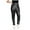 Black2, variant on ameIAEA Girls Boys Sparkly Dance Pants Kids Elastic Waisted Streetwear Trousers for 3-16 Years