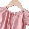 thumbnail image 4 of LYMAYTER Ruffle Sleeveless Pleated Dress for 2-7Y Girls Cute Loose Summer A Line Dress Summer Casual Party Dress, 4 of 7