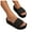 Black, variant on Platform Slip on Sandals for Women 2025 Summer Beach Casual Open Toe Home House Slides Indoor Outdoor