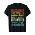 thumbnail image 1 of I Brake For Flea Markets T-Shirt - Thrift Shop & Garage - Soft Breat, 1 of 4