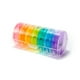 thumbnail image 2 of Contenedor de pastillas, portátil, de viaje, semanal, estuche para tabletas, bolsillo, caramelo, a prueba de polvo, a prueba de humedad, Almacenamiento y organización del hogar transparente colorido Advancent HA059754-01, 2 of 6