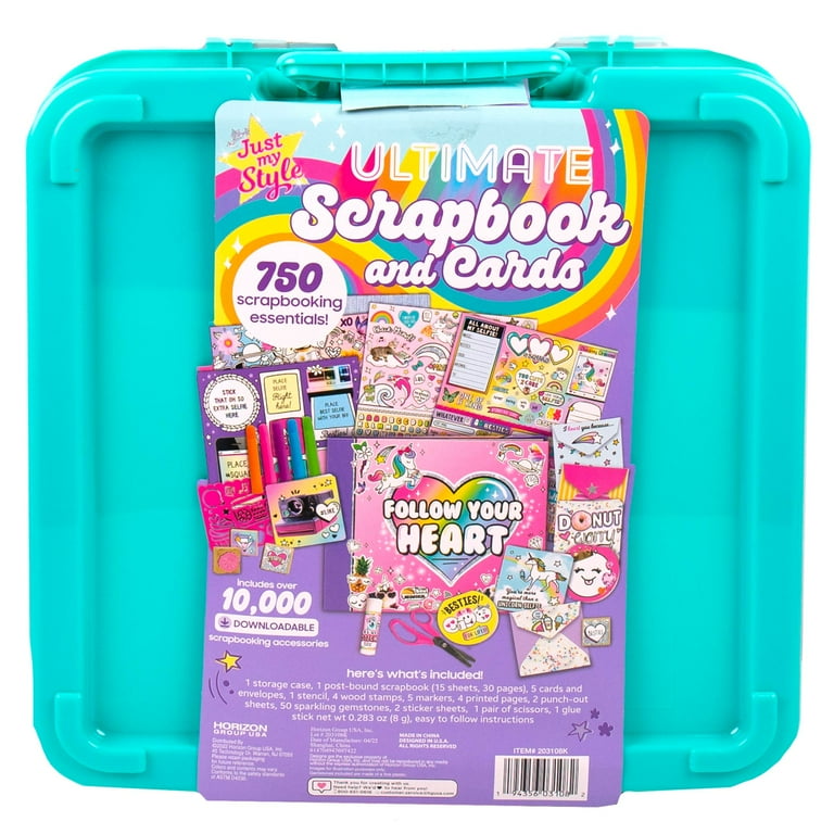 Just My Style Scrapbook And Cards Stationery Set - Walmart.com