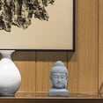 thumbnail image 2 of fastboy Statue de Bouddha en Grès Figurine de Collection Ornements Oeuvre d'Art pour Table, 2 of 9