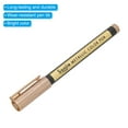 thumbnail image 4 of Uxcell Metallic Marker Pens, 6 Pack Paint Pens Medium Point Colored Markers Art Marker Pen, Brown, 4 of 6