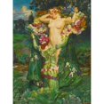 thumbnail image 3 of Byam Shaw 15x18 Black Modern Framed Museum Art Print Titled - Rising Spring, 3 of 5