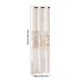thumbnail image 3 of Openwork Embroidered Curtains Semi Shade Curtains Polyester Curtains Decorative Curtains Through The Rod Models Curtains 1 Pcs Pack, 3 of 6