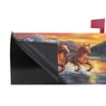 thumbnail image 4 of Ryvnso Mailbox Cover Magnetic Sunset Running Horses Mailbox Wrap Large Size 25.5x21 Inch, 4 of 8