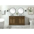 thumbnail image 6 of 60 inch double bathroom vanity in driftwood, 6 of 8