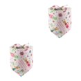 thumbnail image 1 of Greeniant Pet Slobber Tie Bufanda Pañuelo Toalla ajustable Regalo de vacaciones Baberos Blanco Blanco 2piezas Greeniant CBP281141, 1 of 6