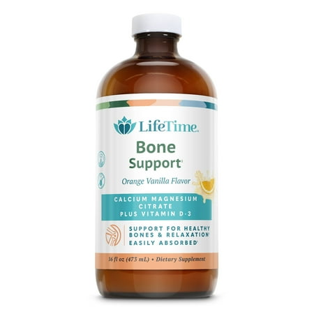 LifeTime Cal Mag Citrate Phosphorus Free Liquid Orange Vanilla (Btl-Glass) 16oz