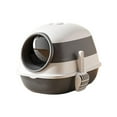thumbnail image 2 of lionlar Cat Litter Box with Lid Anti Splashing Cat Toilet Fully Enclosed Extra Large, 2 of 9