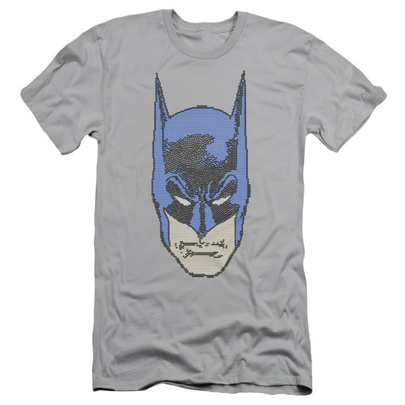 Batman Bitman S/S Adult 30/1 T-Shirt Silver
