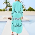 thumbnail image 3 of Pickleball shirt Peace love pickle funny Pickleball Pickleball vintage Pickleball Designs Long Sleeved Shirt Dress, 3 of 7