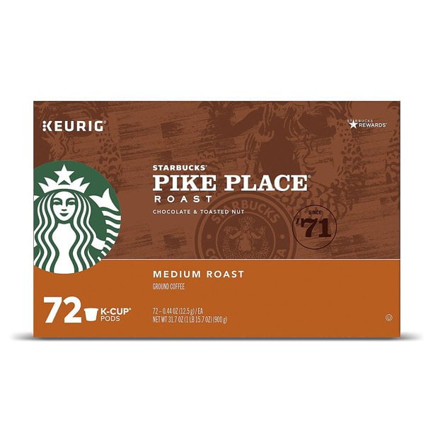 Starbucks Pike Place K-Cups (72 ct 