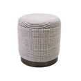thumbnail image 2 of Carolina Handwoven Kratus Hammered Metal Storage Ottoman, 2 of 6