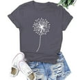 thumbnail image 3 of Mchoice Womens Tops Casual Printed Short Sleeve O-Neck Loose Summer Graphic Tees For Women, 3 of 5