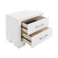 thumbnail image 4 of Cream White Nightstand - Clean Lines Design - Bedroom Furniture - Add Visual Appeal, 4 of 6