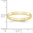 thumbnail image 3 of 10K Yellow Gold 2.5mm Light Weight Flat Band Ring Size 11, 3 of 7