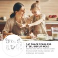 thumbnail image 3 of 7Pcs Cat Biscuit Cutters Cat Shape Biscuit Mold Cookie Mold (Random Style), 3 of 7