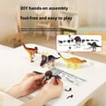 thumbnail image 4 of Jurassic Dinosaure Animal Raptor Bol Dragon Tyrannosaure Tricératops Bête Jouets Blocs de Construction, 4 of 8
