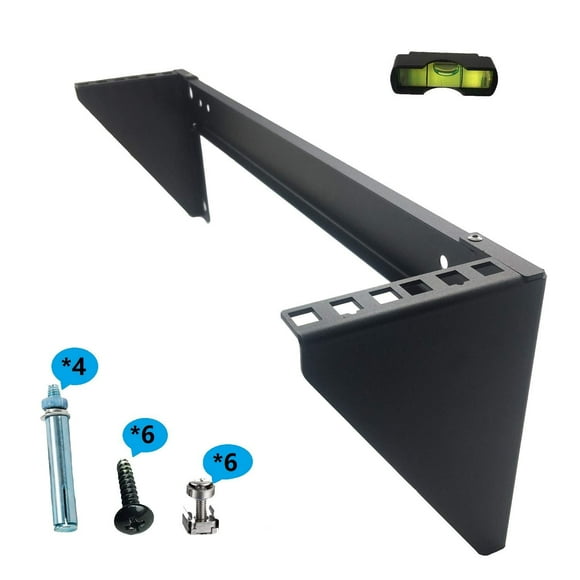 JINGCHENGMEI 19 Inch 2U Heavy Duty Vertical Wall Mountable Rack and 125 lb Wall Mountable Server Rack (MFT-HVWRF2U)