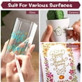 thumbnail image 7 of Metallic Marker Pens, Shuttle Art 24 Colors Metallic Paint Markers Fine Point for DIY Card, Calligraphy, Art and Crafting Projects, Works Great on Black Paper, Scrapbooks, Fabric, Rock., 7 of 7