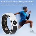 thumbnail image 3 of Anillo Inteligente Para Mujeres, Hombres, Anillo De Rastreador De Fitness De Salud Con Pantalla Táctil, A Prueba De Agua De 5atm, Contador De Pasos, Seguimiento Del Sueño,, 3 of 7