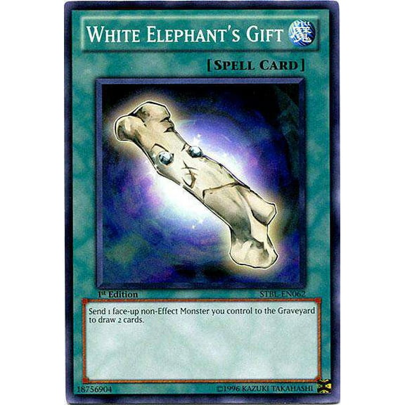 YuGiOh Starstrike Blast Common White Elephant's Gift STBL-EN062