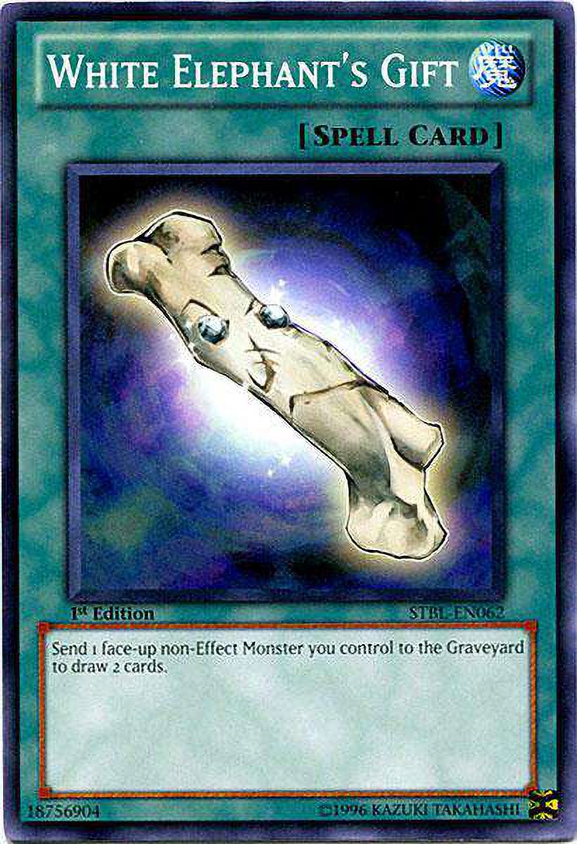 YuGiOh Starstrike Blast Common White Elephant's Gift STBL-EN062