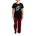 thumbnail image 4 of CafePress - Lots Of Rats Women's Dark Pajamas - Women's Short Sleeve Print T-Shirt and Pants Dark Cotton Pajama Set, 4 of 7