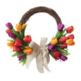 thumbnail image 2 of Yuarrent Guirnalda de puerta, Artificial, adorno de flores falsas, accesorios para el hogar, accesorios para festivales, suministros para Kits de decoración para fiestas, 2 of 6