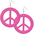 thumbnail image 3 of 70’s Accessories for Women 70s 70 Costumes outfits Circle Sunglasses Hip Pink 3, 3 of 7